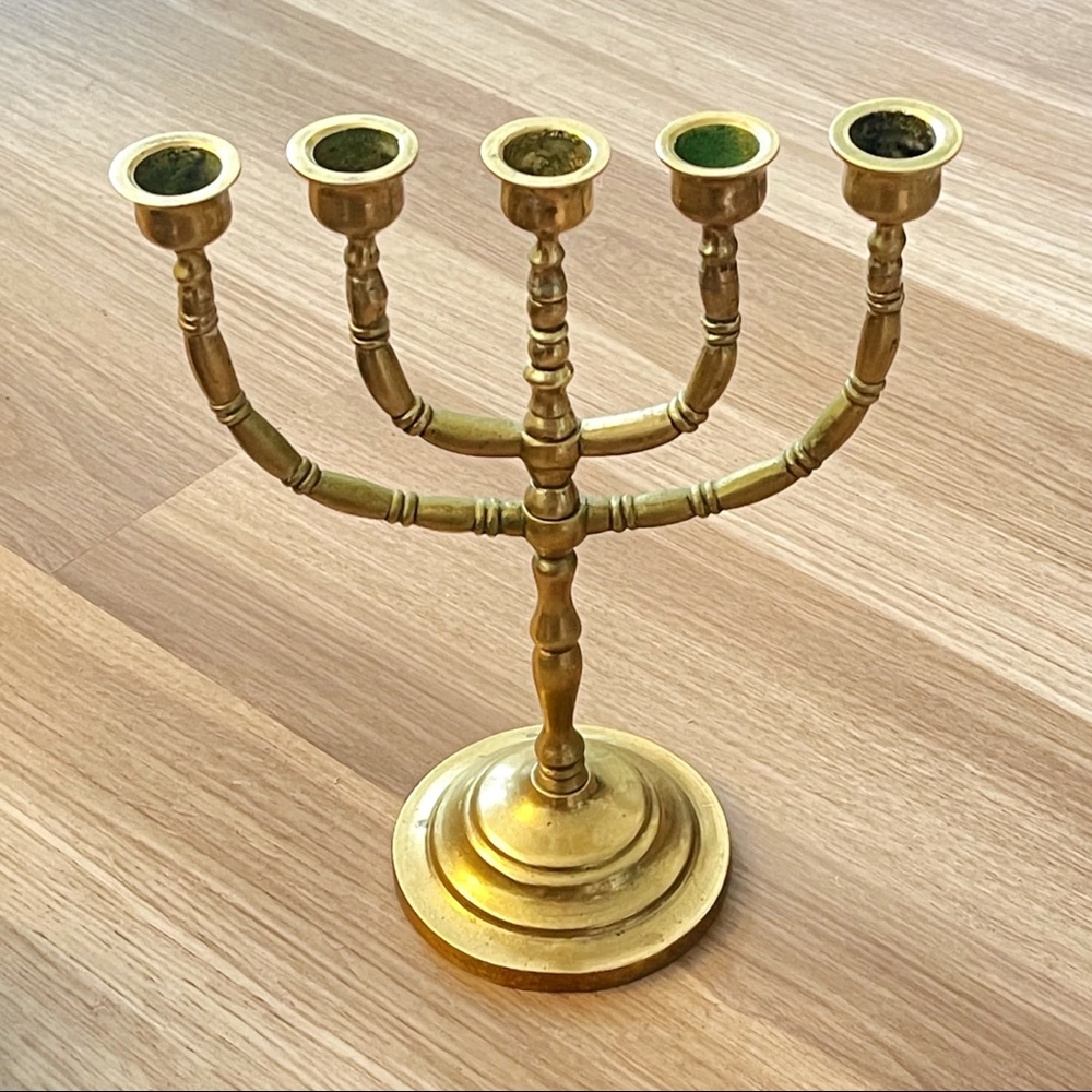 ✨Gorgeous Solid Brass Antique Candle Holder
